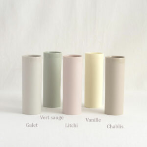 vase en porcelaine Eliot gamme de couleurs