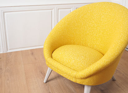 fauteuil kiwi jaune