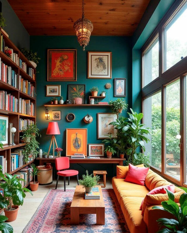 il est possible de trouver un juste équilibre en décoration intérieure maximaliste
