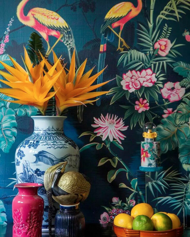décoration intérieure maximaliste joue sur les motifs